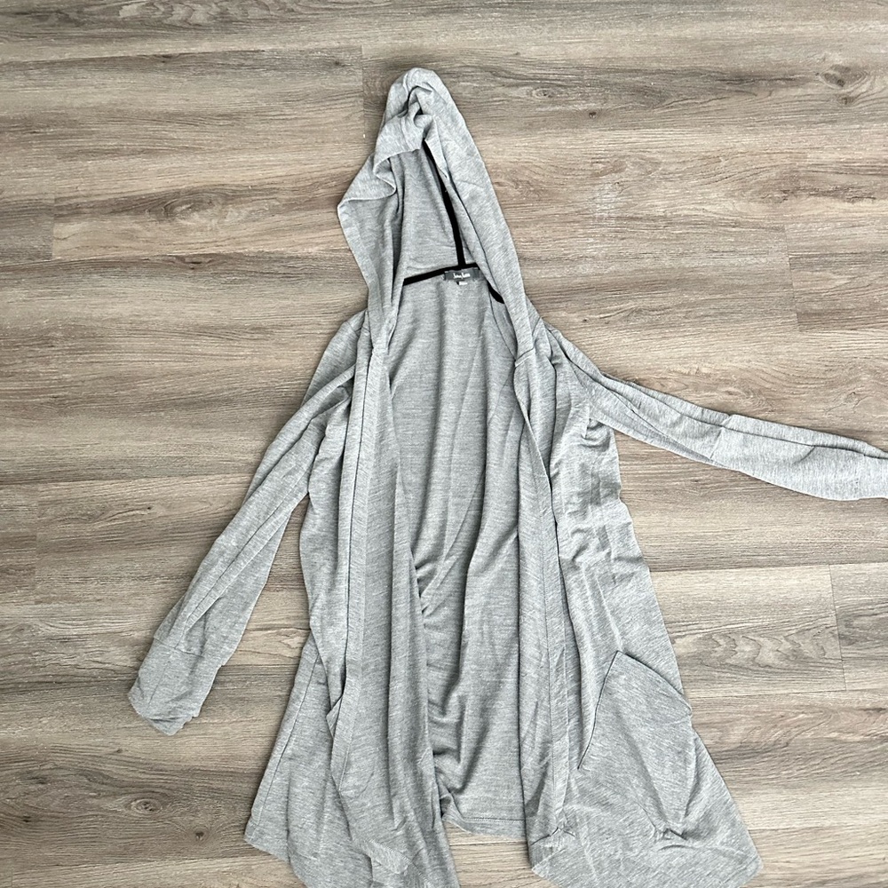 Neiman Marcus Heather Gray Cardigan